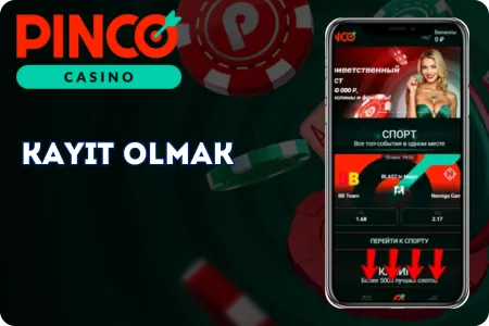 Pinco uygulaması ile kayıt
