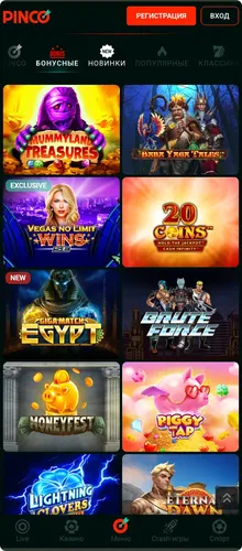 Pinco Casino расмий сайты